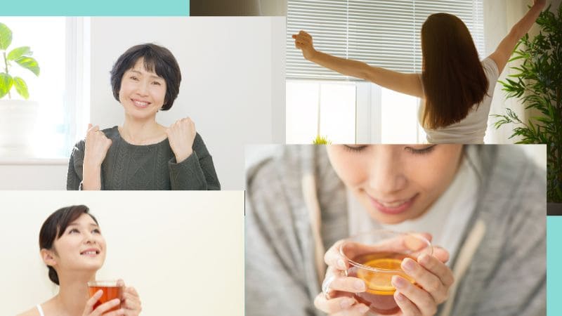 高麗人参を継続している健康的な50代女性